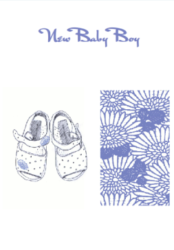 Baby Shoes Card Baby Shoes